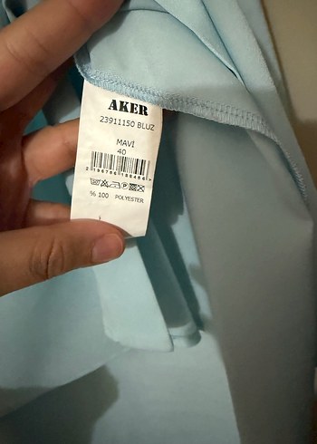 Aker bebe mavisi tunik - Görsel 5