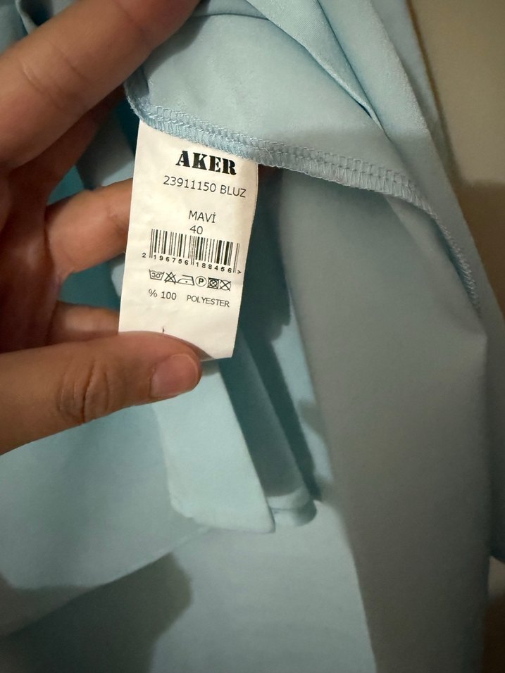 Aker bebe mavisi tunik - Görsel 5