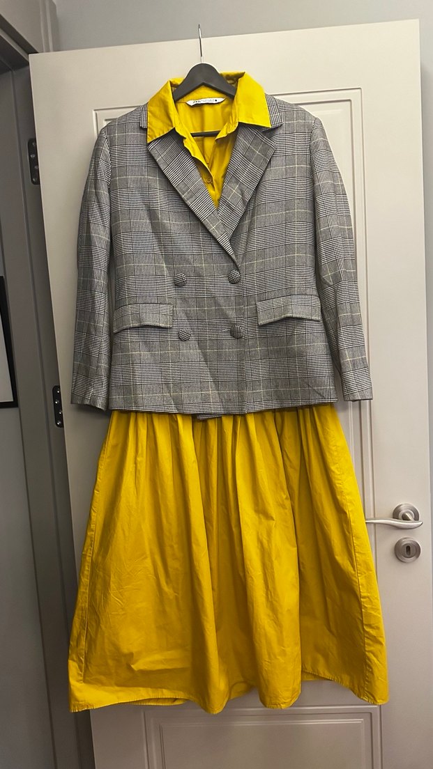 Koton Gri Ekose Blazer Ceket - Görsel 4