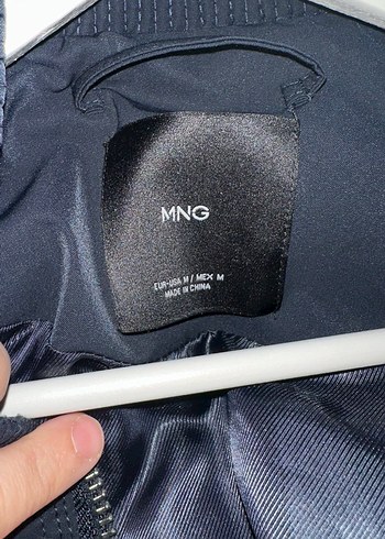 Mango Lacivert mont - Görsel 4