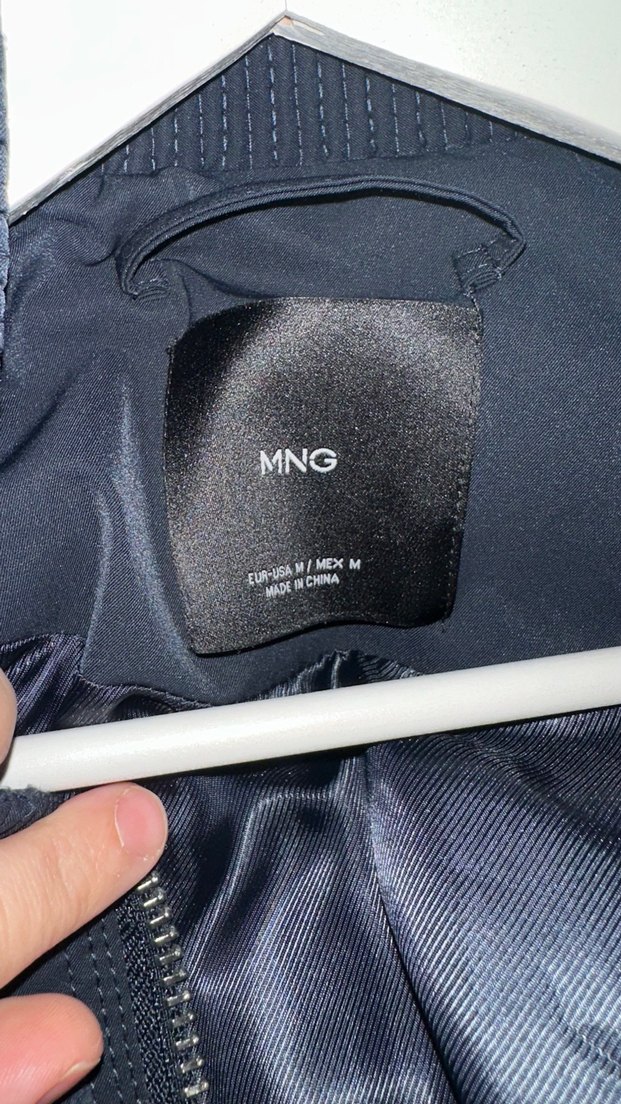 Mango Lacivert mont - Görsel 4