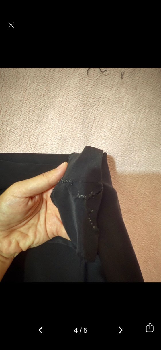 Refka Siyah Salaş Kadın Şalvar Pantolon - Görsel 4