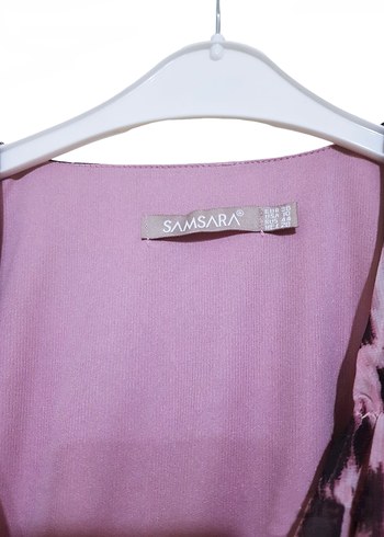 DANTEL DETAYLI LEOPAR ŞİFON ELBİSE pembe - Görsel 5