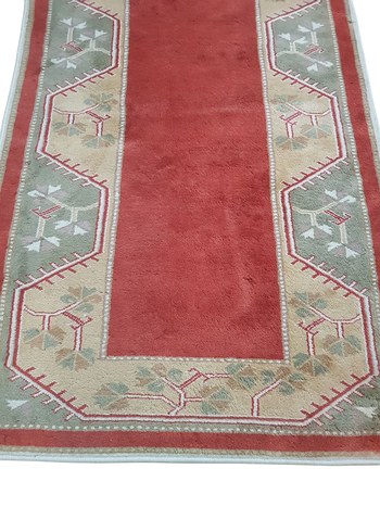 KÖK BOYA EL DOKUMASI YÜN HALI - Görsel 2