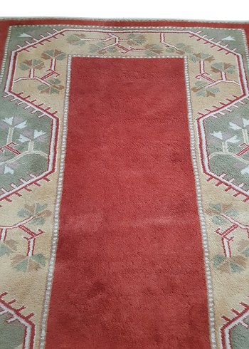 KÖK BOYA EL DOKUMASI YÜN HALI - Görsel 3