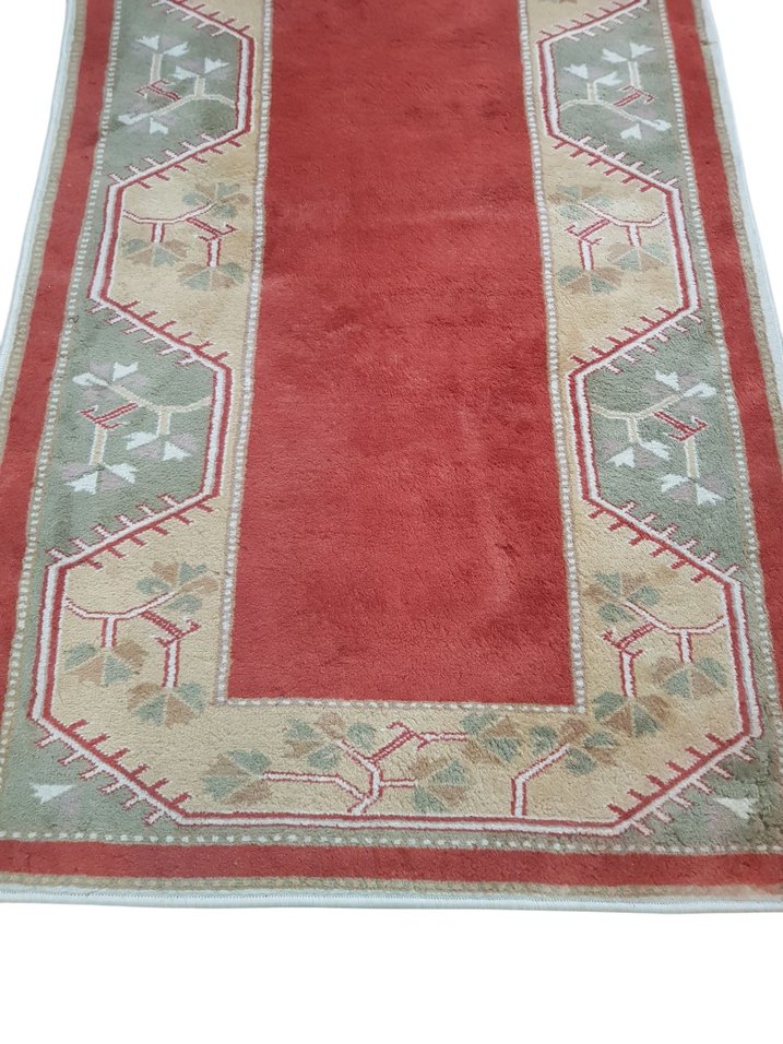 KÖK BOYA EL DOKUMASI YÜN HALI - Görsel 2