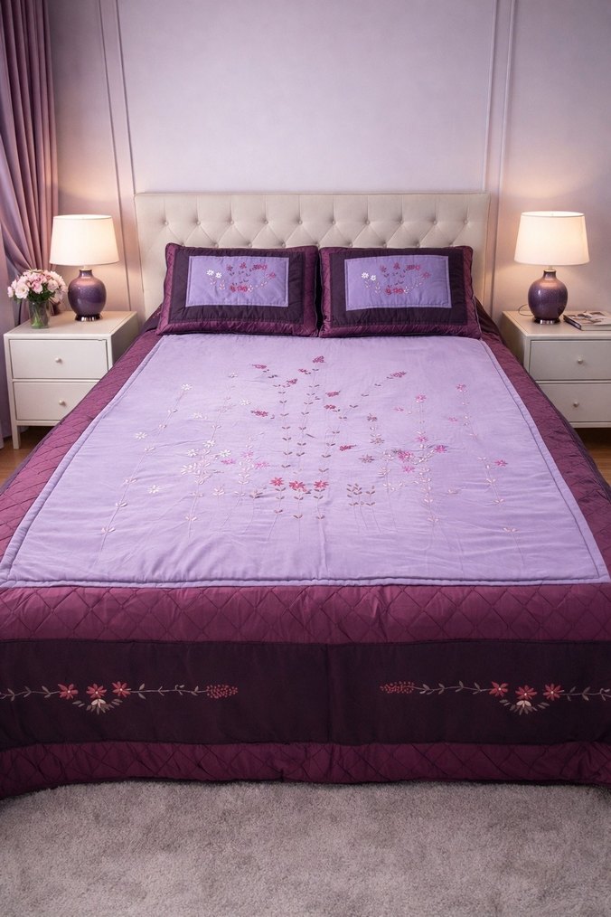 ÇİFT KİŞİLİK MUHTEŞEM YATAK ÖRTÜSÜ - Görsel 4