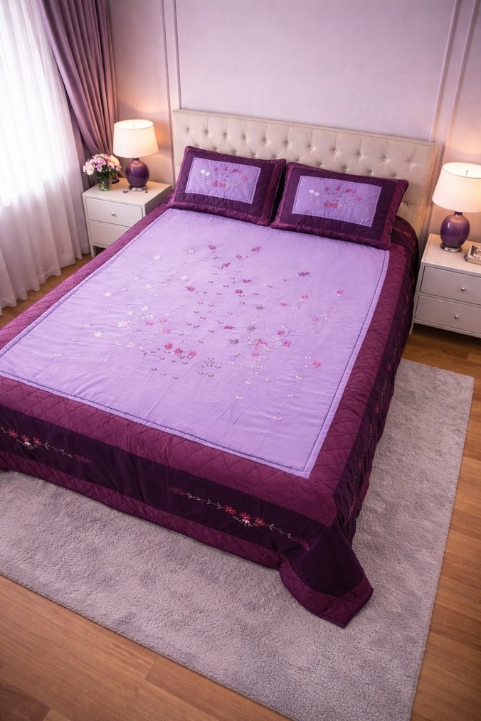 ÇİFT KİŞİLİK MUHTEŞEM YATAK ÖRTÜSÜ - Görsel 3