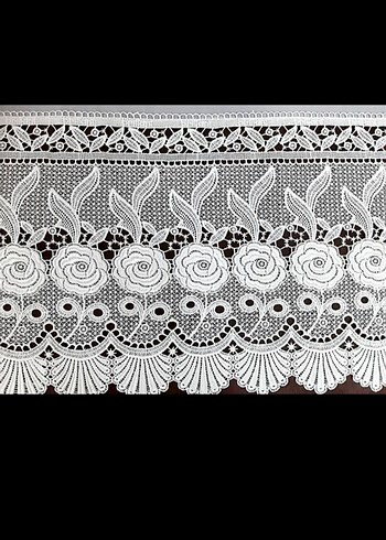 230 CM BRİLLANT KALİTELİ BEMBEYAZ GÜPÜR TÜL PERDE - Görsel 4