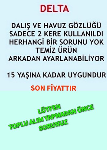 DALIŞ VE HAVUZ GÖZLÜĞÜ siyah - Görsel 5