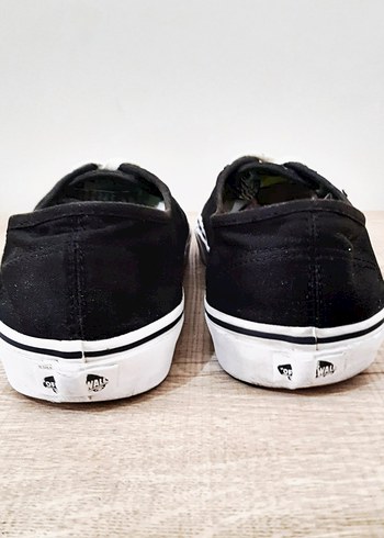 45 Beden siyah Renk VANS ERKEK KETEN SPOR SNEAKER AYAKKABI SİYAH BEYAZ