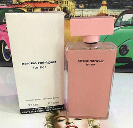 NARCISCO RODRIDUEZ FOR HER TESTER PARFUM