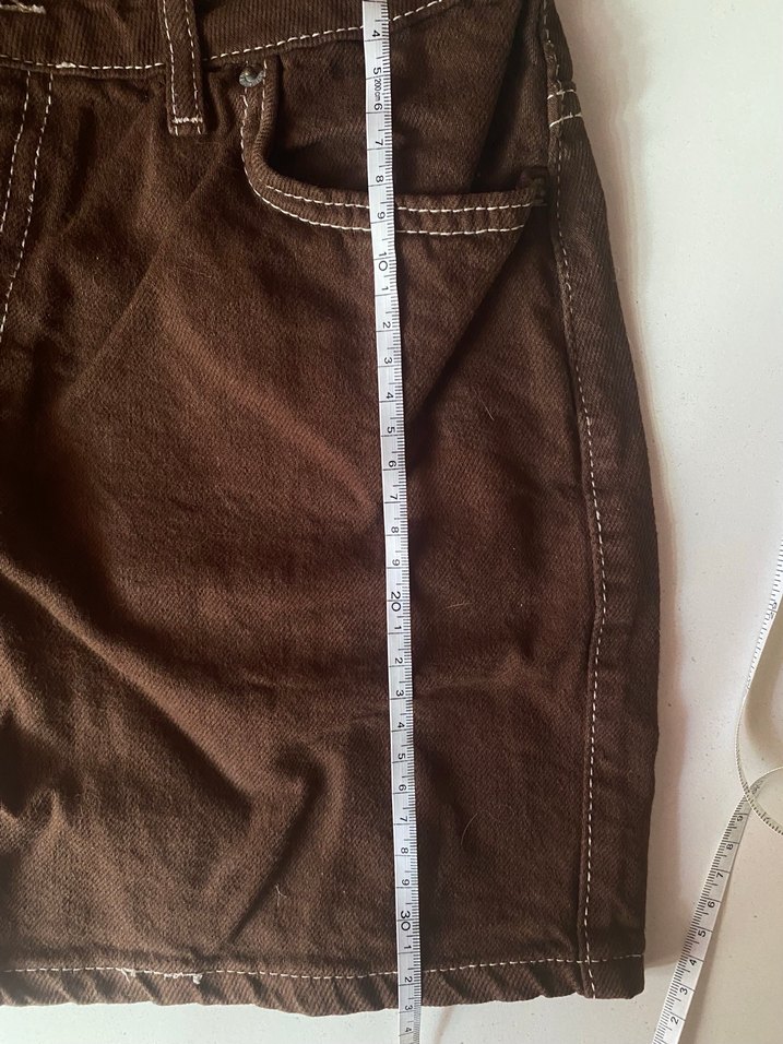 y2k denim kot etek - Görsel 2