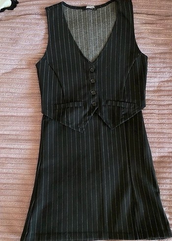 office siren yelek gömlek ve etek takım set - Görsel 2