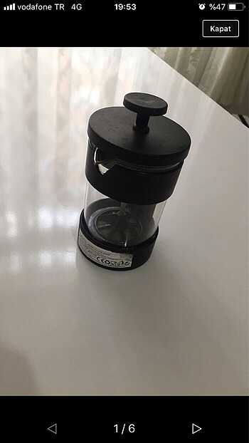 French press filtre kahve