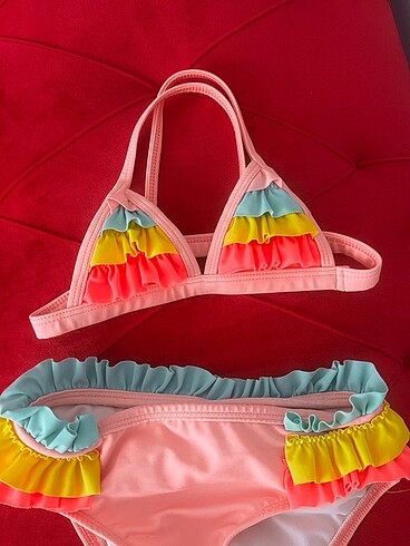 5 Yaş Beden çeşitli Renk Çocuk bikini
