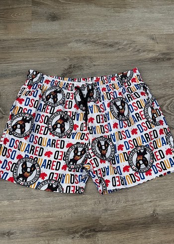 DSquared2 Renkli Baskili Kisa Sort