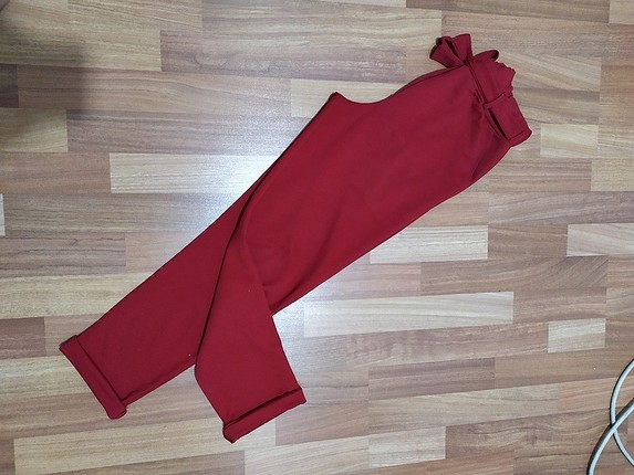 kırmızı havuç pantolon