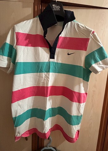 Nike Cizgili Polo Tisort