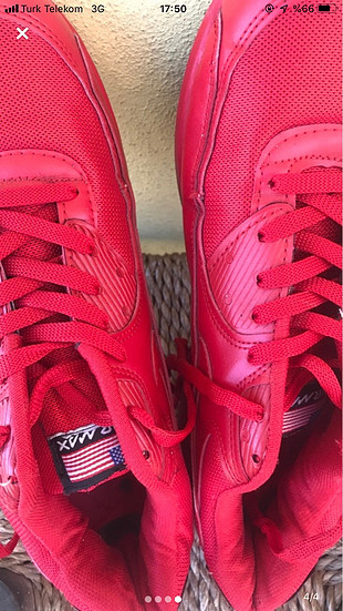 42 Beden kırmızı Renk AIRMAX ayakkabı