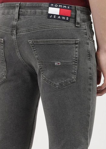 Tommy Hilfiger Tommy Jeans Gri Erkek Denim Pantolon