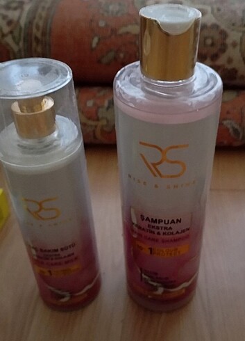 Şampuan ve keratin sütü