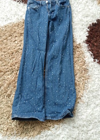 Diğer Tasli Mavi Denim Pantolon
