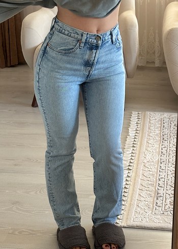 Levis Orijinal 501 Mavi Denim Jean Bedeni 25 Boyu 30