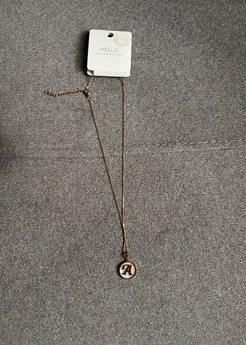 Accessorize Minimal Altin A Harfli Uzun Kolye