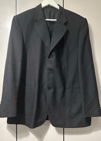 Hugo Boss Sik Siyah İnce Cizgili Blazer Ceket