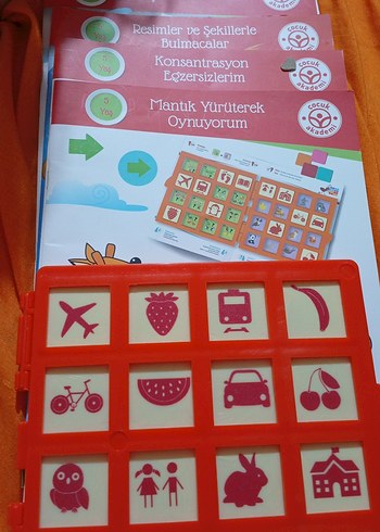 Kırmızı Eğitici Mantık Oyunu