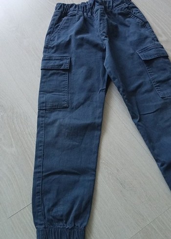 Erkek Çocuk Bel Bantlı Geniş Kesim Kot Pantolon