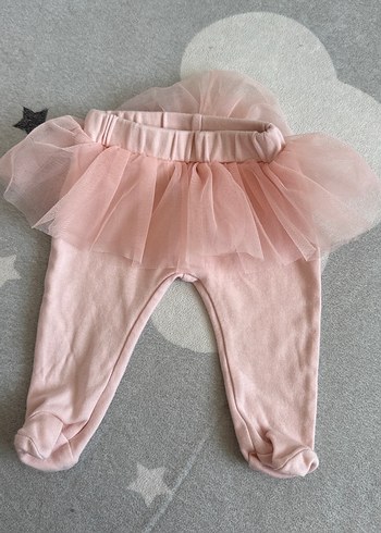 Pembe Fırfırlı Kız Bebek Tayt