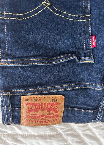 Levis 512 Slim Fit Koyu Mavi Jean