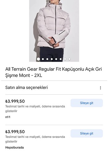 Lee Wrangler şişme Erkek Mont - Görsel 2