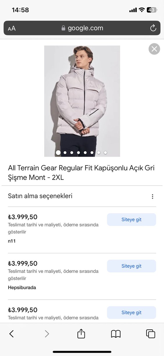 Lee Wrangler şişme  Erkek  Mont - Görsel 2