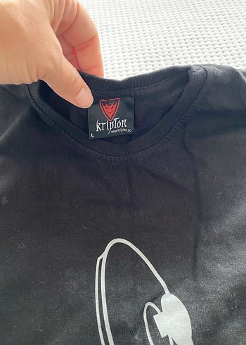 Siyah Baskılı kadın ve Erkek tshirt takım - Görsel 5