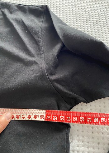 Siyah Baskılı kadın ve Erkek tshirt takım - Görsel 9