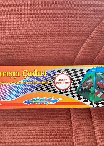 Çok Renkli Oyuncak Araba Çadırı - Görsel 3