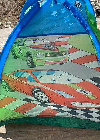 Çok Renkli Oyuncak Araba Çadırı - Görsel 7