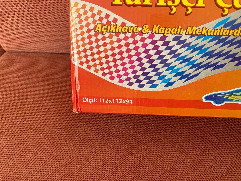 Çok Renkli Oyuncak Araba Çadırı - Görsel 2