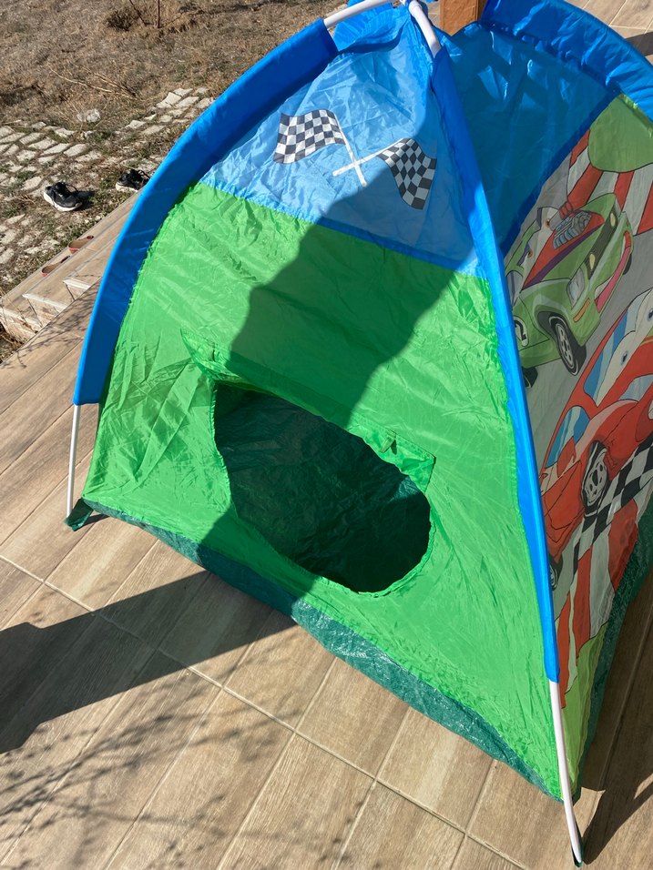 Çok Renkli Oyuncak Araba Çadırı - Görsel 5