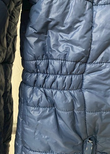 Fermuarlı 38 beden  Lacivert Kadın Kışlık Mont - Görsel 4