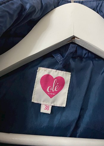 Fermuarlı 38 beden  Lacivert Kadın Kışlık Mont - Görsel 3