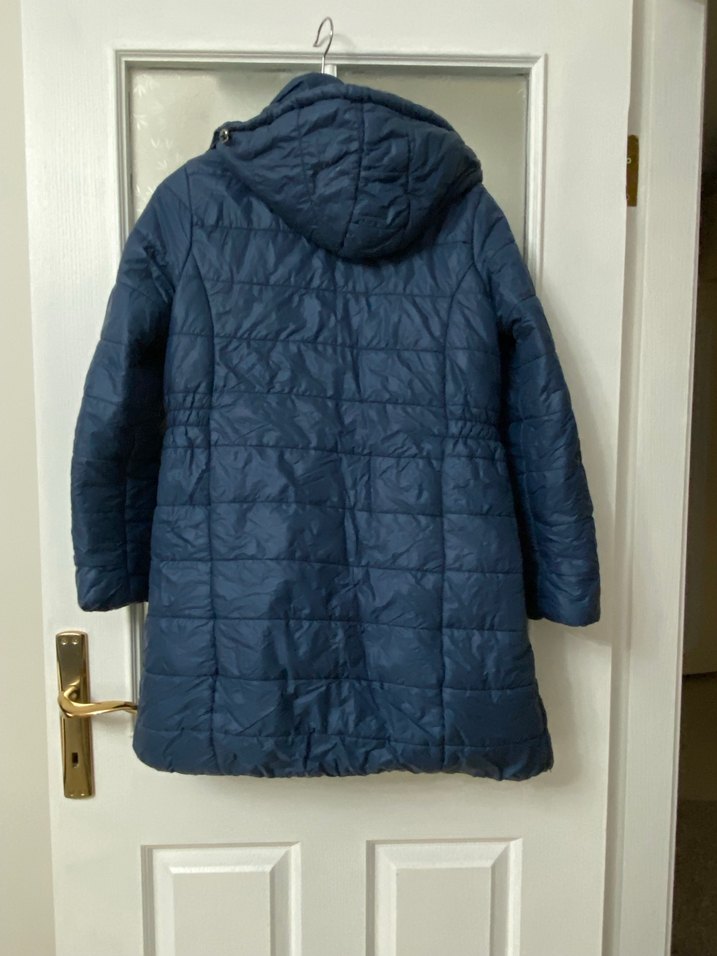 Fermuarlı 38 beden  Lacivert Kadın Kışlık Mont - Görsel 2