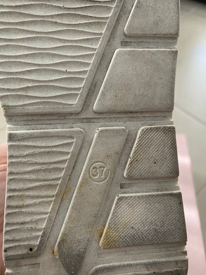 Kadın Beyaz Dolgu Topuklu Bağcıklı Spor Ayakkabı elle - Görsel 5