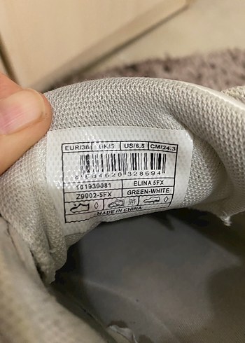 Beyaz Spor ayakkabı 38 beden - Görsel 6