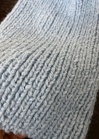 Mavi Örgü Bere - Görsel 6