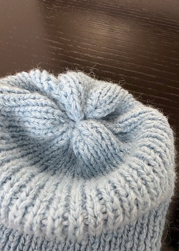 Mavi Örgü Bere - Görsel 5