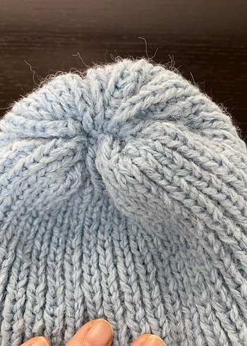 Mavi Örgü Bere - Görsel 4